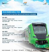 Jadwal Kereta Bandara Yogyakarta Terbaru